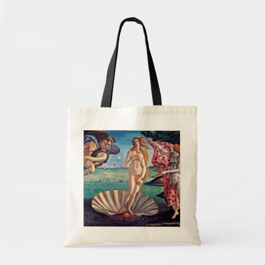 Sandro Botticelli - Geboorte van Venus - Fijne Kun Tote Bag (Voorkant)