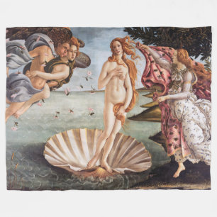Sandro Botticelli - geboorte van Venus Fleece Deken