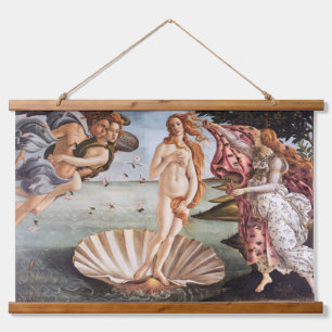 Sandro Botticelli - geboorte van Venus Hangend Wandkleed
