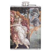 Sandro Botticelli - geboorte van Venus Heupfles (Achterkant)