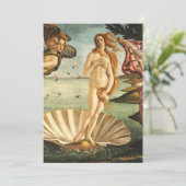 Sandro Botticelli geboorte van Venus Kaart (Staand voorkant)