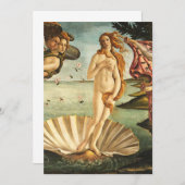 Sandro Botticelli geboorte van Venus Kaart (Voorkant / Achterkant)