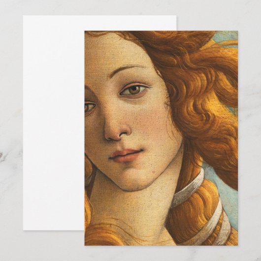 Sandro Botticelli geboorte van Venus Kaart (Voorkant / Achterkant)