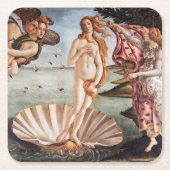 Sandro Botticelli - geboorte van Venus Kartonnen Onderzetters (Voorkant)