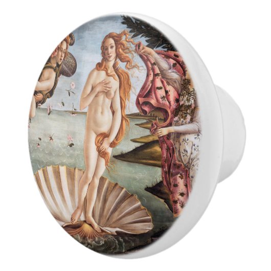 Sandro Botticelli - geboorte van Venus Keramische Knop (Rechts)
