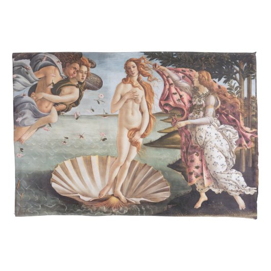 Sandro Botticelli - geboorte van Venus Kussensloop (Voorkant)