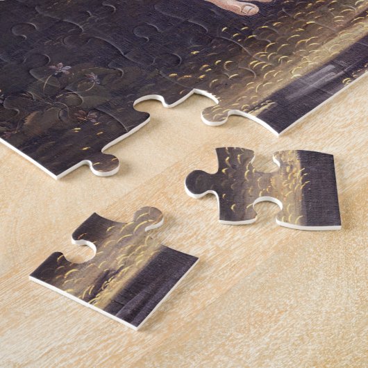 Sandro Botticelli - geboorte van Venus Legpuzzel (Zijkant)