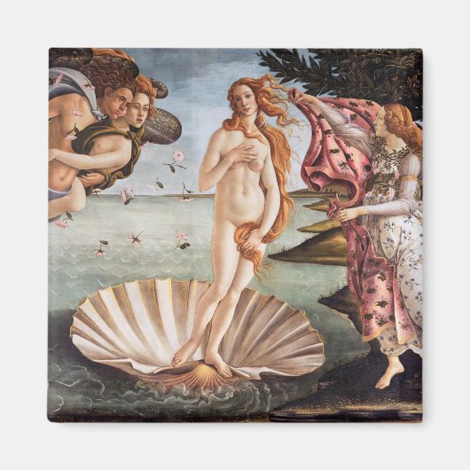 Sandro Botticelli - geboorte van Venus Magneet (Voorkant)
