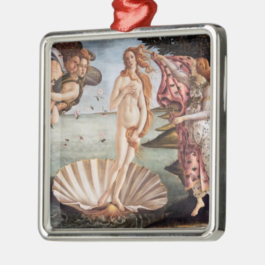 Sandro Botticelli - geboorte van Venus Metalen Ornament (Links)