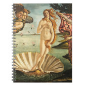 Sandro Botticelli geboorte van Venus Notitieboek (Voorkant)