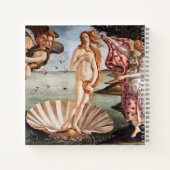 Sandro Botticelli - geboorte van Venus Notitieboek (Achterkant)