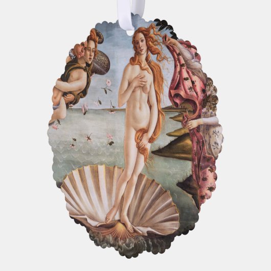 Sandro Botticelli - geboorte van Venus Ornament Kaart (Links)