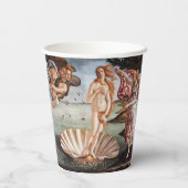 Sandro Botticelli - geboorte van Venus Papieren Bekers (Achterkant)