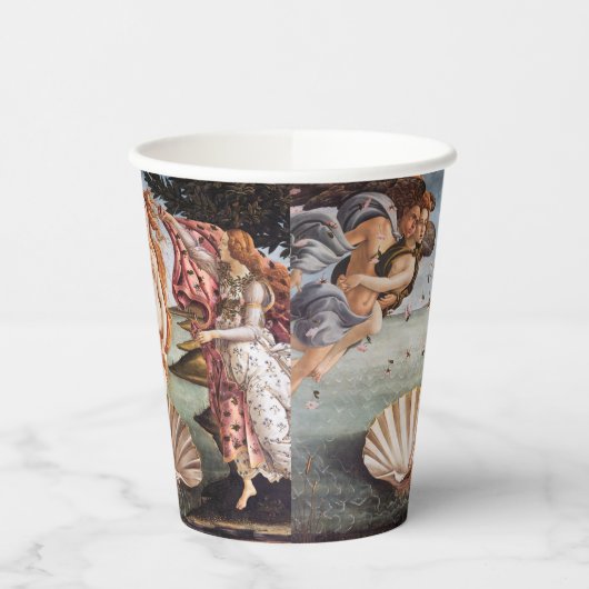 Sandro Botticelli - geboorte van Venus Papieren Bekers (Links)