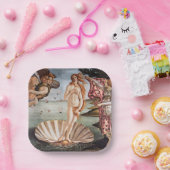 Sandro Botticelli - geboorte van Venus Papieren Bordje (Feest)