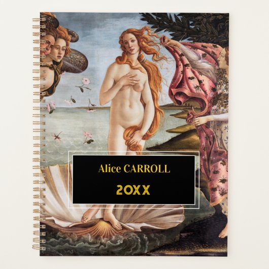 Sandro Botticelli - geboorte van Venus Planner (Voorkant)