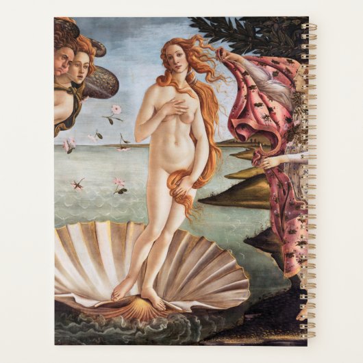 Sandro Botticelli - geboorte van Venus Planner (Achterkant)