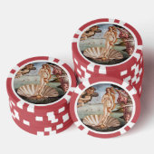 Sandro Botticelli - Geboorte van Venus Poker Chips (Opstapeling)