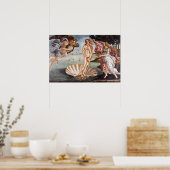 Sandro Botticelli - Geboorte van Venus Poster (Keuken)