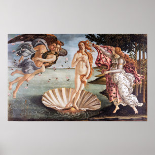 Sandro Botticelli - geboorte van Venus Poster