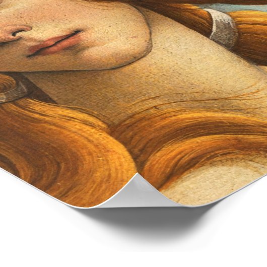Sandro Botticelli geboorte van Venus Poster (Hoek)