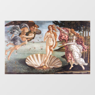 Sandro Botticelli - geboorte van Venus Raamsticker