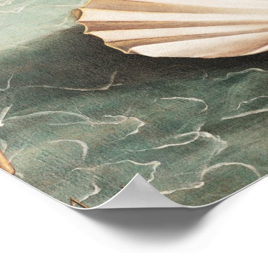 Sandro Botticelli Geboorte van Venus Renaissance K Poster (Hoek)