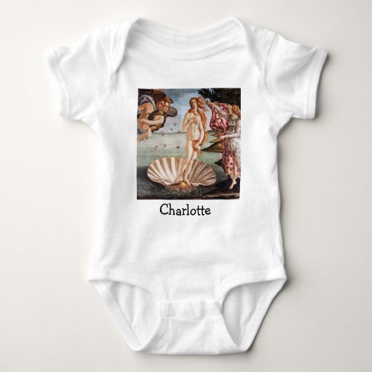 Sandro Botticelli - geboorte van Venus Romper (Voorkant)