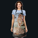 Sandro Botticelli - Geboorte van Venus Schort<br><div class="desc">Geboorte van Venus - Sandro Botticelli,  tempera op doek,  1485</div>