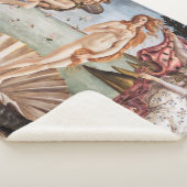 Sandro Botticelli - Geboorte van Venus Sherpa Deken (3/4)