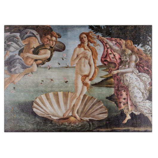 Sandro Botticelli - geboorte van Venus Snijplank (Voorkant)