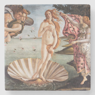 Sandro Botticelli - geboorte van Venus Stenen Onderzetter