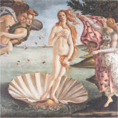 Sandro Botticelli - geboorte van Venus Sticker (Voorkant)