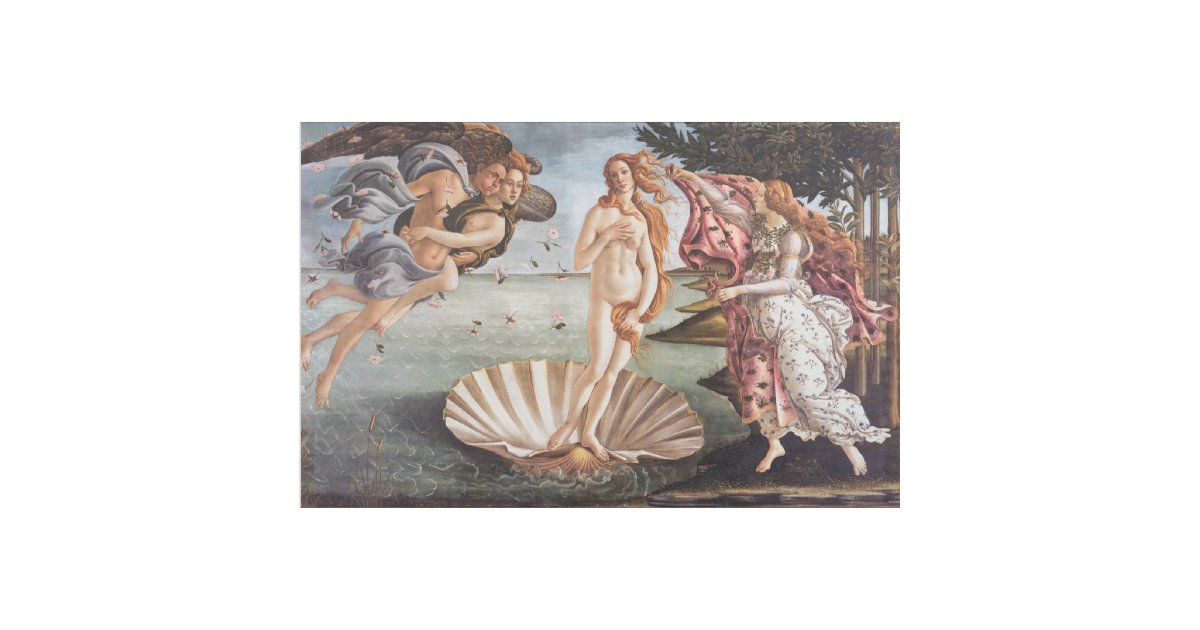 Alstublieft Overtollig segment Sandro Botticelli - geboorte van Venus Stof | Zazzle.nl