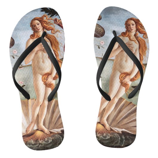 Sandro Botticelli - geboorte van Venus Teenslippers (Voetbed)