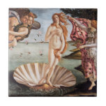 Sandro Botticelli - Geboorte van Venus Tegeltje<br><div class="desc">Geboorte van Venus - Sandro Botticelli,  tempera op doek,  1485</div>