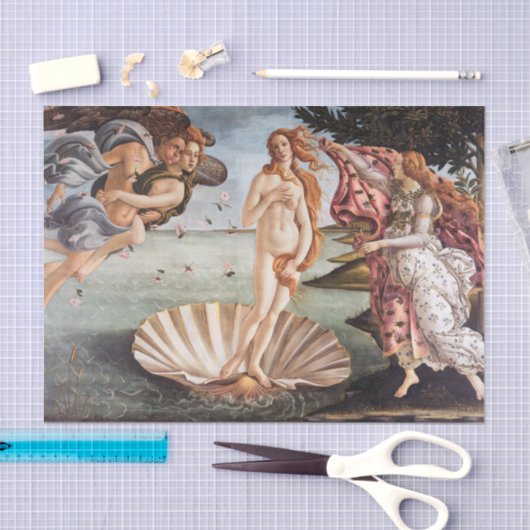 Sandro Botticelli - Geboorte van Venus Tissuepapier (Craft)