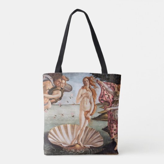 Sandro Botticelli - geboorte van Venus Tote Bag (Achterkant)