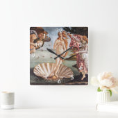 Sandro Botticelli - geboorte van Venus Vierkante Klok (Huis)