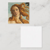 Sandro Botticelli geboorte van Venus Vierkante Visitekaartje (Voorkant / Achterkant)