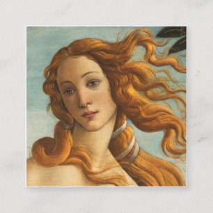Sandro Botticelli geboorte van Venus Vierkante Visitekaartje
