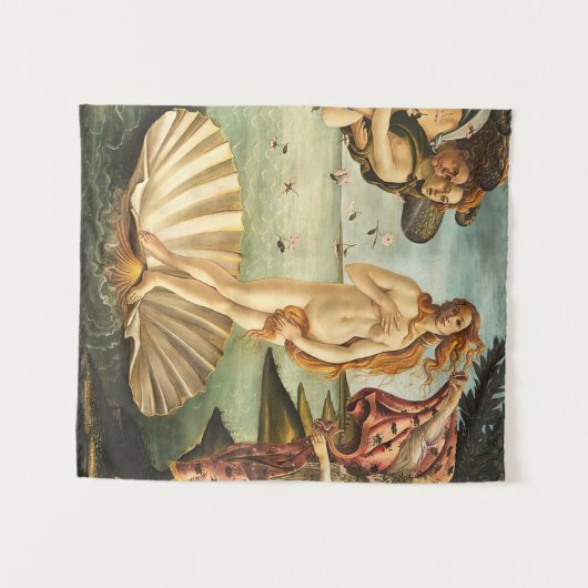 Sandro Botticelli geboorte van Venus Wandkleed (Voorkant (horizontaal))