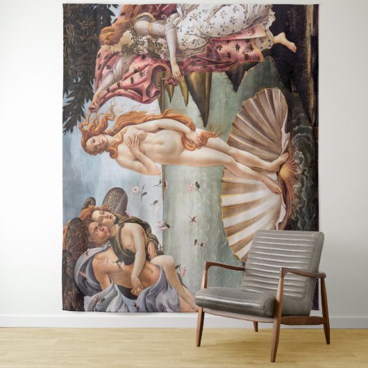 Sandro Botticelli - geboorte van Venus Wandkleed (In situ)