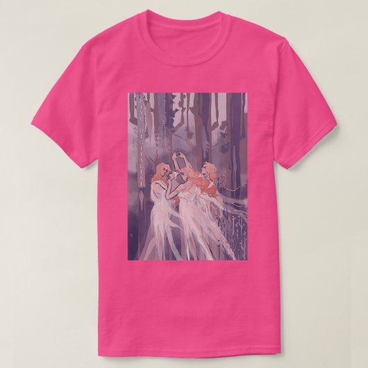 Sandro Botticelli geïnspireerde kunst T-shirt (Design voorkant)