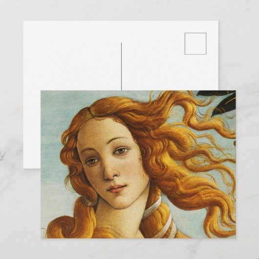 Sandro Botticelli - Godin Venus Avatar Fine Art Briefkaart (Voorkant / Achterkant)