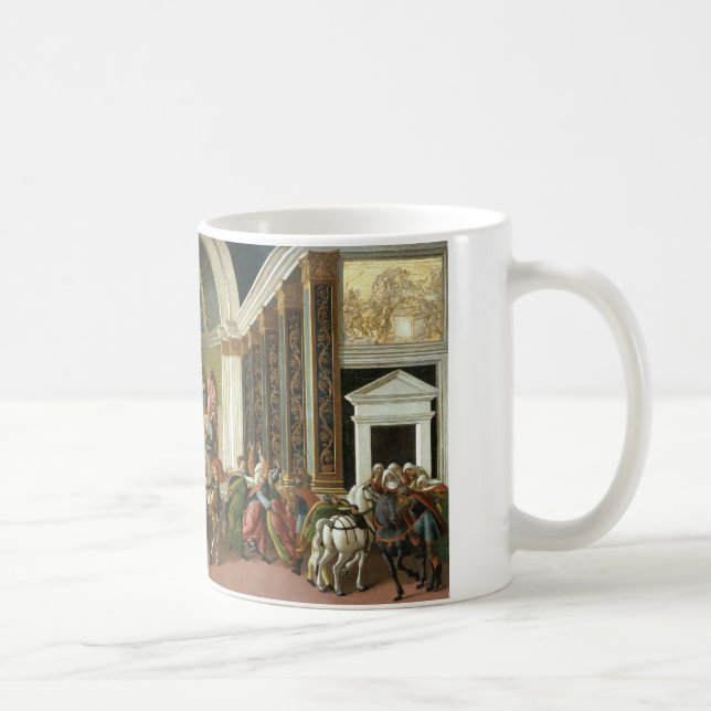 Sandro Botticelli - Het verhaal van Virginia Koffiemok (Rechts)