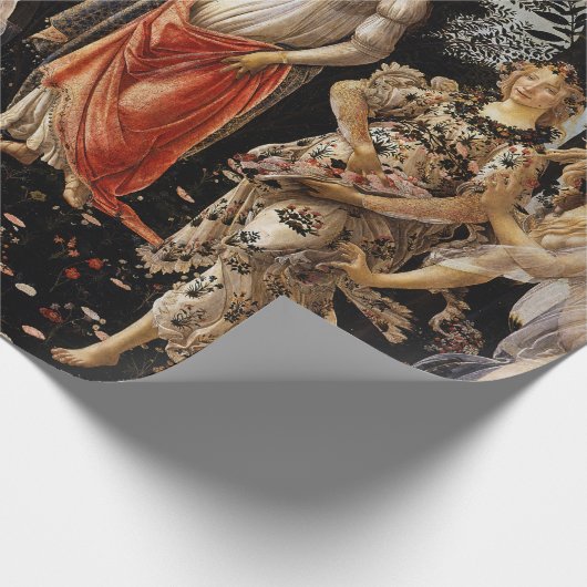 Sandro Botticelli - La Primavera Cadeaupapier (Hoek)
