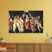 Sandro Botticelli - La Primavera Canvas Afdruk (Insitu (Woonkamer))