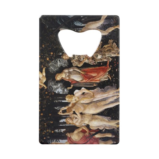 Sandro Botticelli - La Primavera Creditkaart Flessenopener (Voorkant)