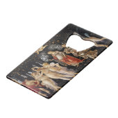 Sandro Botticelli - La Primavera Creditkaart Flessenopener (Achterkant Gekanteld)